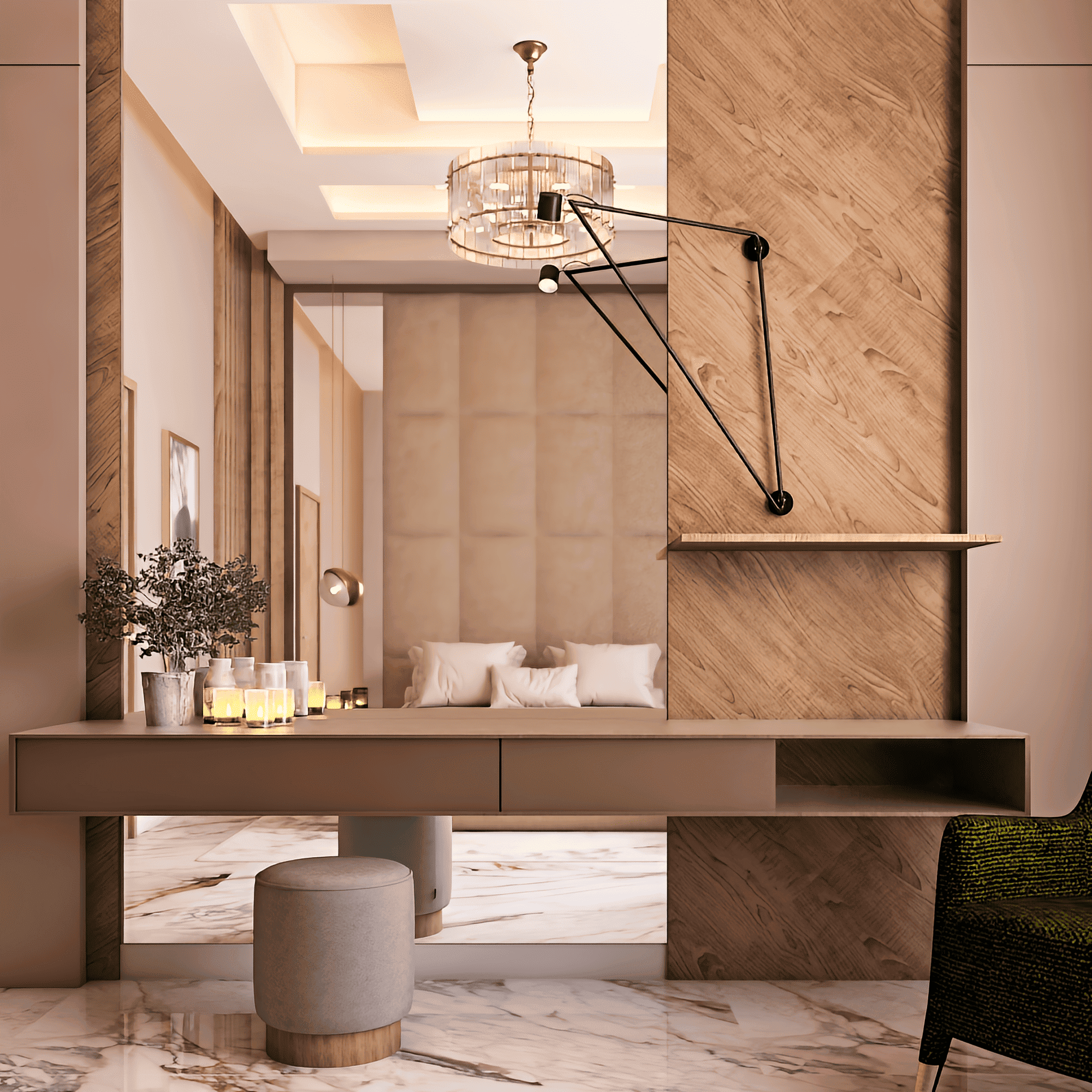 LUDICO dressing and vanity detail